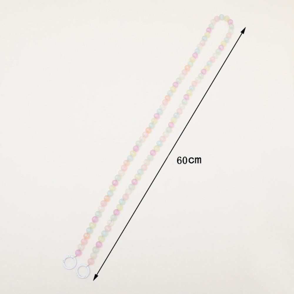 Cellphone Lanyard Beaded Crossbody Phone Chain Night Glow Phone Neck Straps  Phone Case Accessories