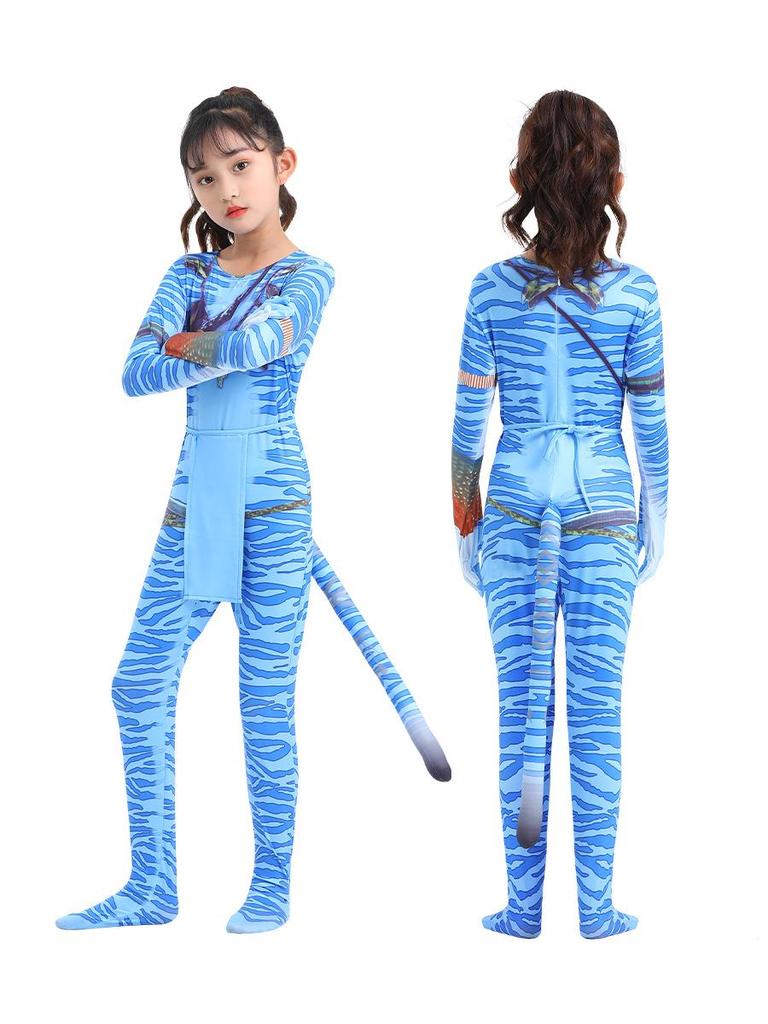 Avatar 2: The Way of Water Cosplay Jumpsuit for Kids & Adults - Role-Playing & Stage Performance Costume