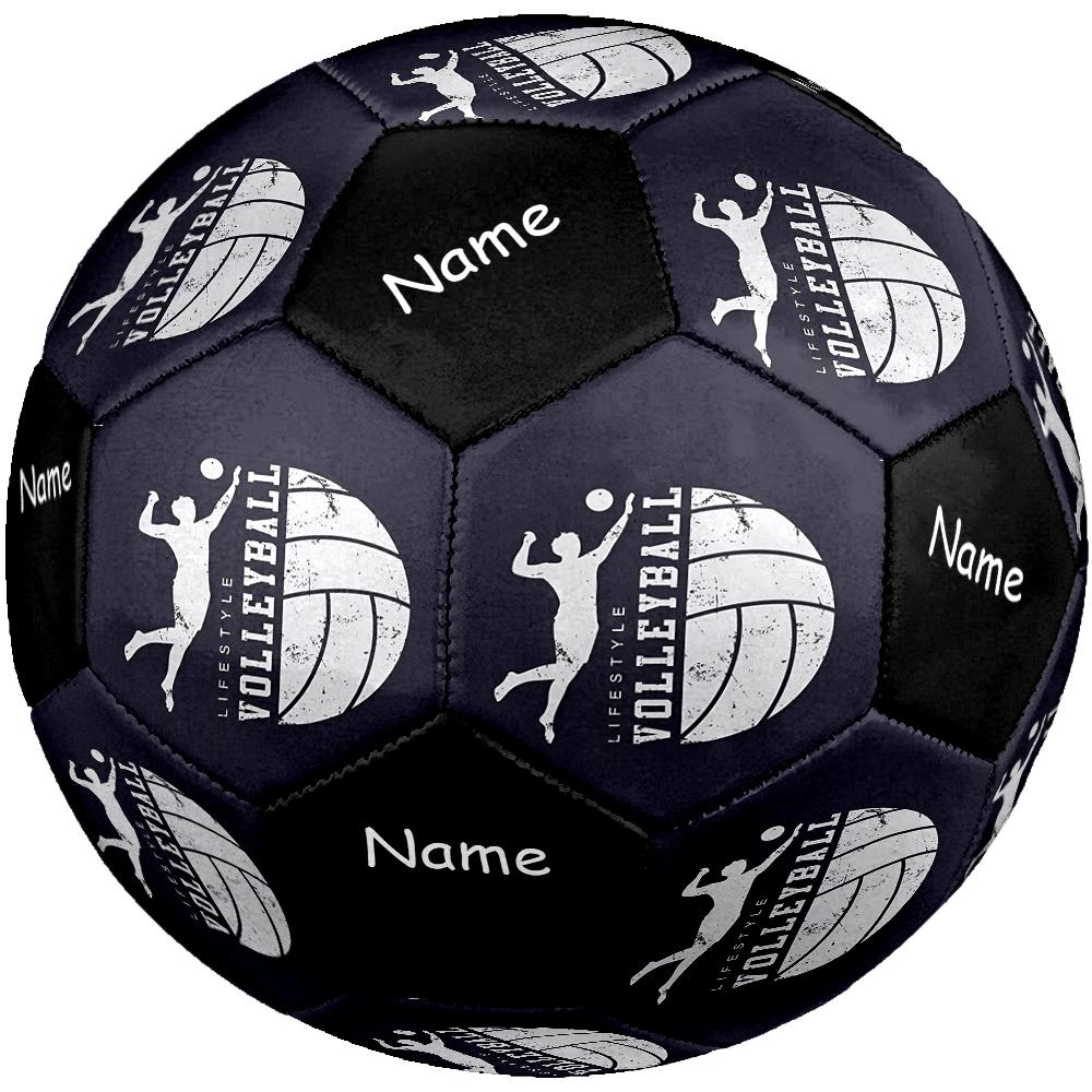 Custom Name volleyball Theme Size 5 Soccer Ball, Suitable for Both Indoor and Outdoor Matches, a Gift Suitable for Everyone.