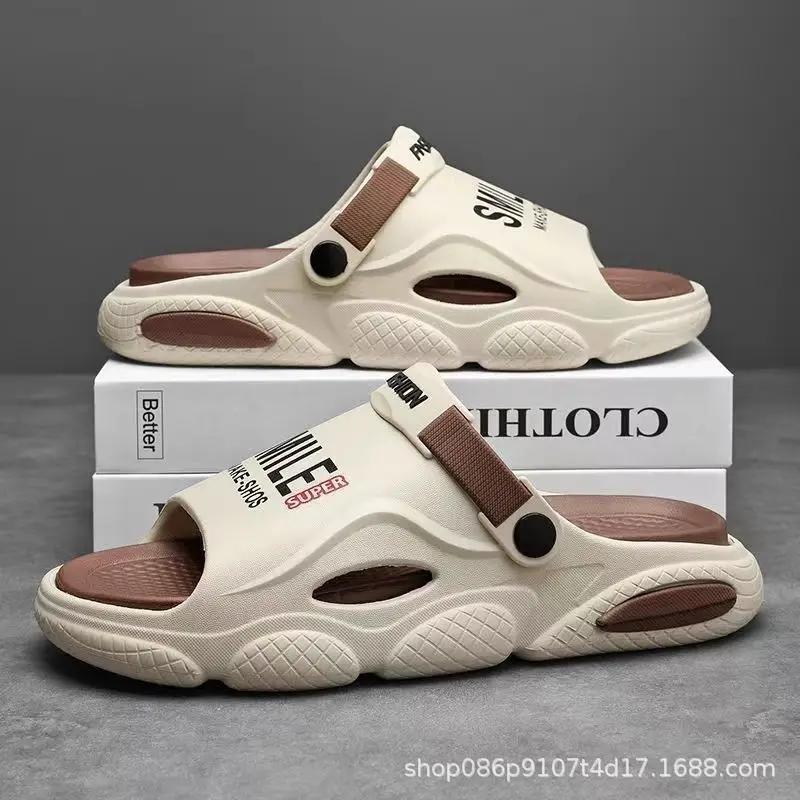 Pantofole da uomo estate guida calzature guida 2024 nuovo casa antiscivolo tendenza spiaggia sport all'aperto sandali scarpe da uomo scarpe pantofole
