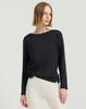FORMATIVE New Side Slit Long Sleeve Fmst5014F_New Black