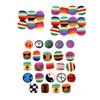 Hand Knitted Beanbag Balls Set Soft Filled Throwing Juggling Balls for Kids Adults Colorful Cotton Yarn Footbag for Coordination Outdoor Play