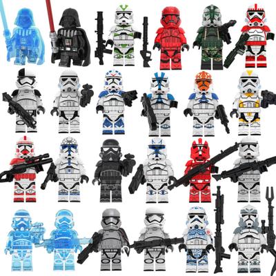 24pcs Of Various Soldiers, Children's Assembled Building Humanoid Toys