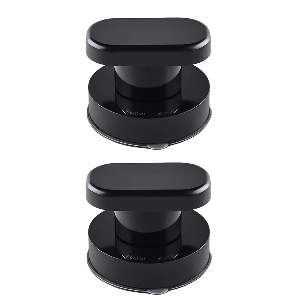 Vacuum Mount Pull Suction Cup Handle For Bathroom Fits Glazed Surfaces Ergonomic Design ABS PVC Materials Moisture Resistant