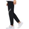 Li Ning Sports Lifestyle Series Knitted Cuffed Mid-Waist Drawstring Casual Pants Men Bottoms Black YKLU155-1