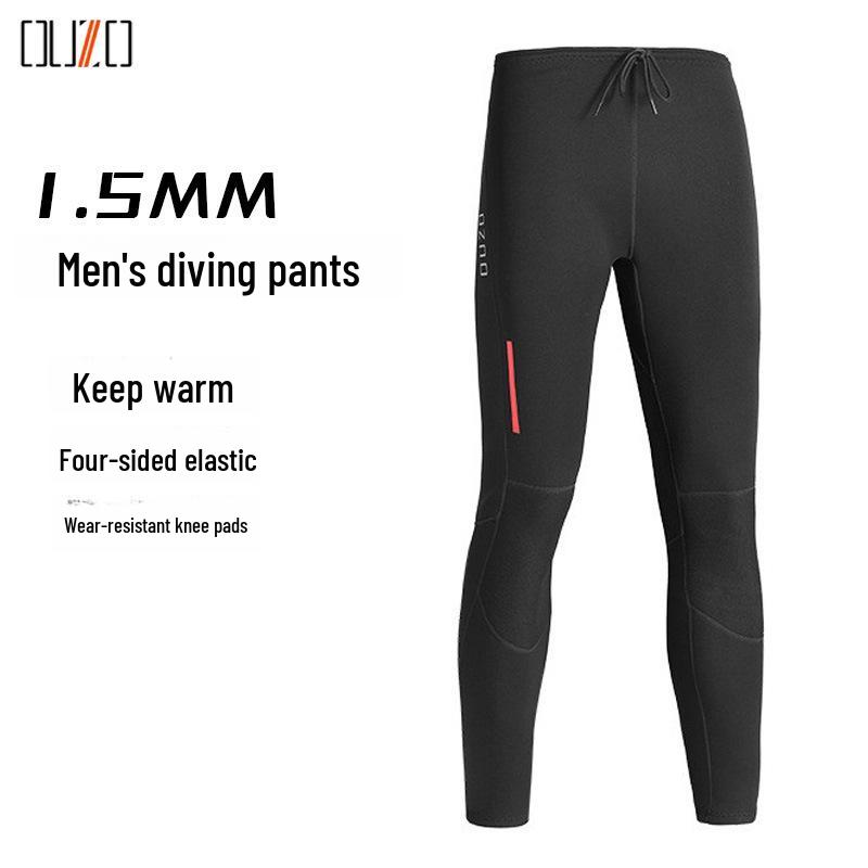 Herren 1,5 mm Langarm-Tauchanzug - Warm, Kälte- und Sonnenschutz Surfbekleidung