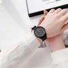 Simple Black White Quartz Watches for Woman Minimalist Design Silicone Strap Wristwatches Ladies Fashion Woman Watch Reloj Mujer