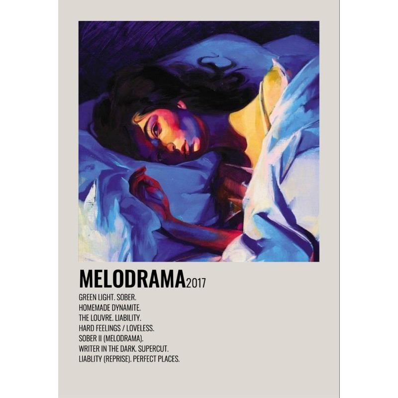 

Lorde Melodrama/Solar Power Tour Альбом Вдохновленная Музыка Певица Художественный Постер Холст Картина Настенный Принт Картина для Комнаты Домашний Декор 21cm×30cm NoFrame