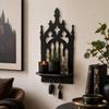 Gothic Style Floating Shelves Wooden Wall Hanging Decor Home Decor Wall Mounted Shelf  Indoor Use