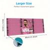 Tappetino Mouse Colore Maglia Rosa Messi Grande Cuscino Tavolo da Gioco Antiscivolo Laptop Tablet Mousepad Grande Tappetino XXL Mini PC Tappetino da Gioco Con Bordo Lock
