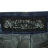 RED PEPPER Cotton Tie-dye Pattern Damage Processing Straight Denim Pants Men's Used