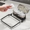 Suction Cup Kitchen Sink Filter Rack Storage Box Food Waste Strainer Stand  Kitchen Use