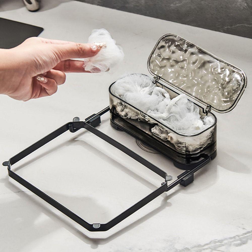 Suction Cup Kitchen Sink Filter Rack Storage Box Food Waste Strainer Stand  Kitchen Use