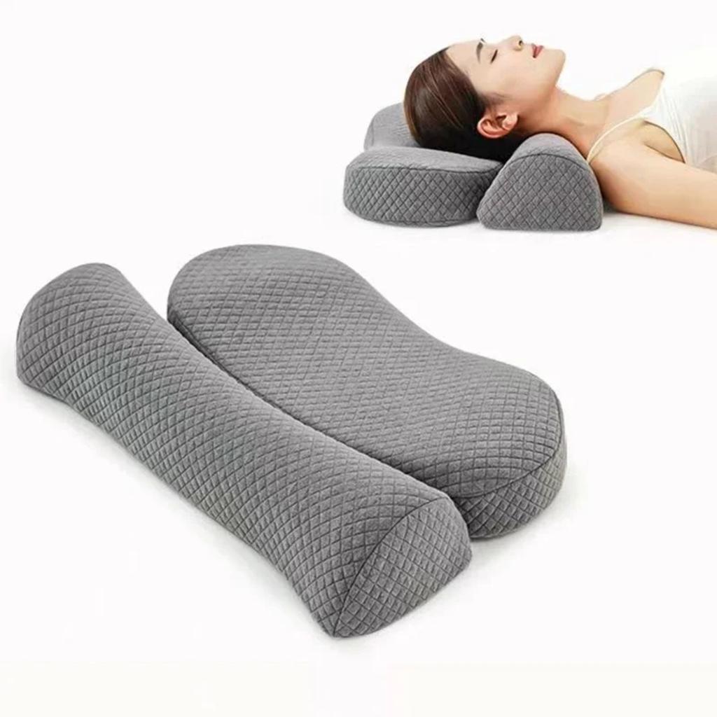 New Upgrade Your Comfort with Luxuriously Soft Orthopedic Memory Foam Cervical Cushion - Ergonomically Designed for Superior Sup