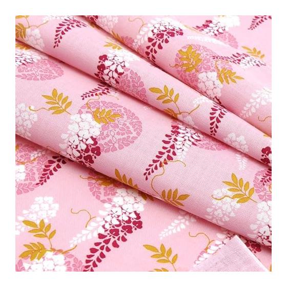 Hamamonyo Tenugui Towel - Maiden Wisteria, 100% Cotton, Approx. 34cm X 90cm, Printed, Yokohama Traditional Kata-yuzen Dyeing, Raw Edge