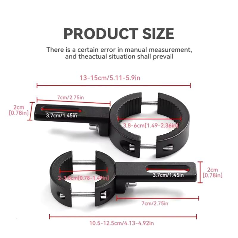 Motorcycle LED Headlight Bar Bracket Spotlight Mount Bracket Adjustable Fog Light Auxiliary Lamp Bumper Clamps Holder Motorcycle Accessories