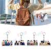 Tv Show Will Byers Keychain for Accessorie Bag Eleven Joyce Byers Art Hellfire Charm Keyrings Jewelry Friends Club Gifts