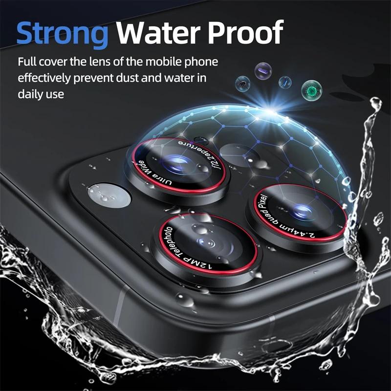 Optik Pro Camera Lens Protector for IPhone 16 15 14 Pro Max Plus 16Pro 15Pro 16Plus ProMax Tempered Glass Lens Cover Accessories