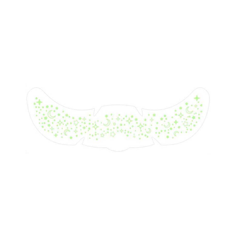 Sparkle Face Temporary Tattoo Star Heart Face Tattoo Sticker Luminous Freckle Tattoo Make Up