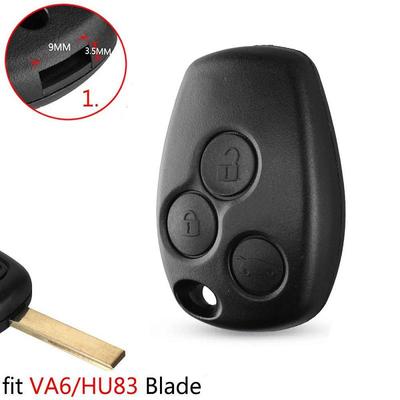 3-Tasten-Autoschlüsselgehäuse für Renault Megane Modus Espace Laguna Duster Logan DACIA Sandero Fluence Clio Kangoo