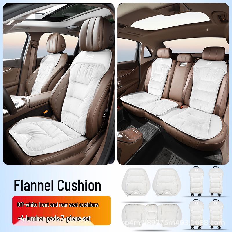 Flannel Waist Support Cushion Cover for XPeng P5/P7/G3/G9 N5 Car Seats