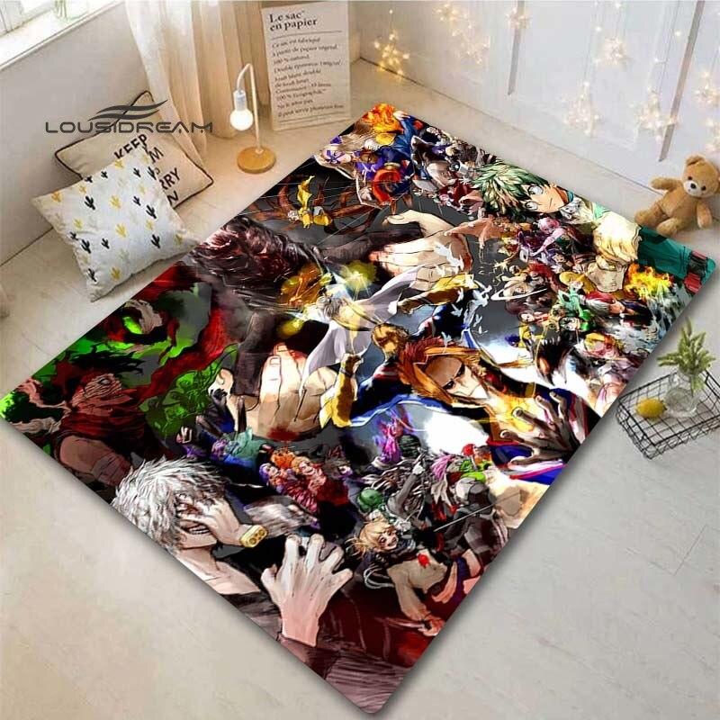 Carpet Living Room My Hero Academia Home Decor Rug Play Mats Decor Bedroom Carpets Child Play Lounge Area Rugs Dining Table Mat