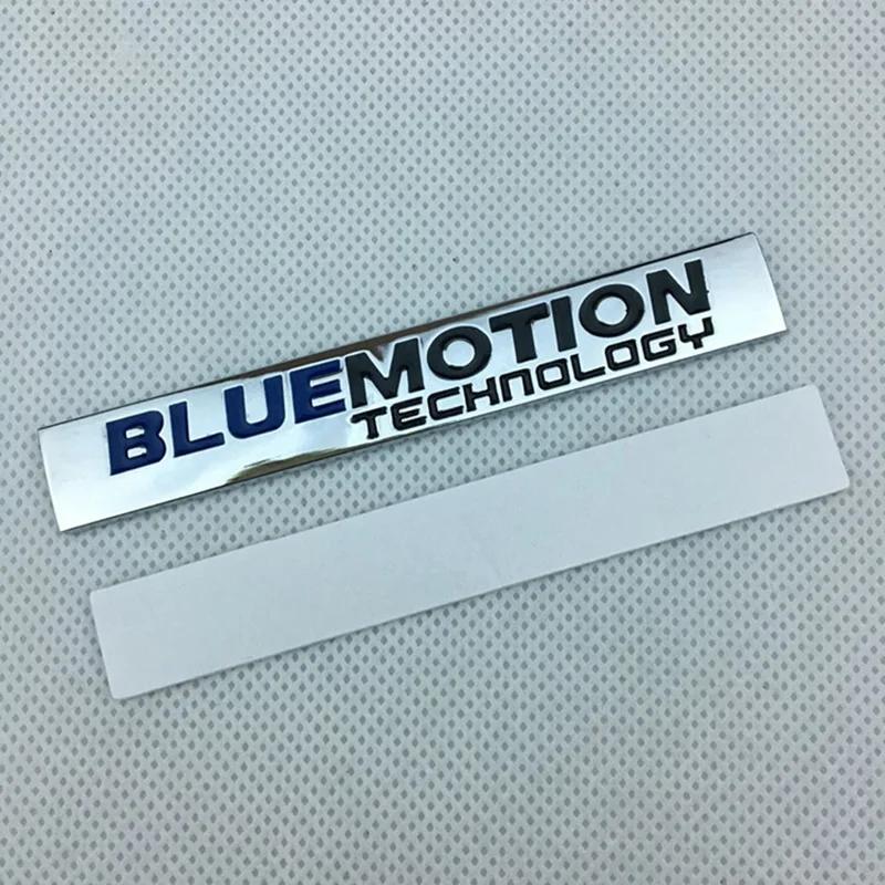 AABIO1 Metal BLUEMOTION Car Fender Side Badge Rear Trunk Emblem Sticker for Volkswagen VW Tiguan Polo Bora Golf Passat Jetta Touareg