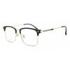 Full Rim Browline Black Gold Smartbuy Collection Huellie 71002 C6 Fashion Unisex Eyeglasses