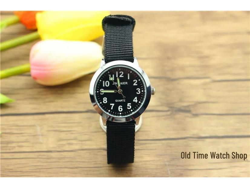 Kids' Casual Sports Digital Quartz Watch with Luminous Hands and Nylon Strap