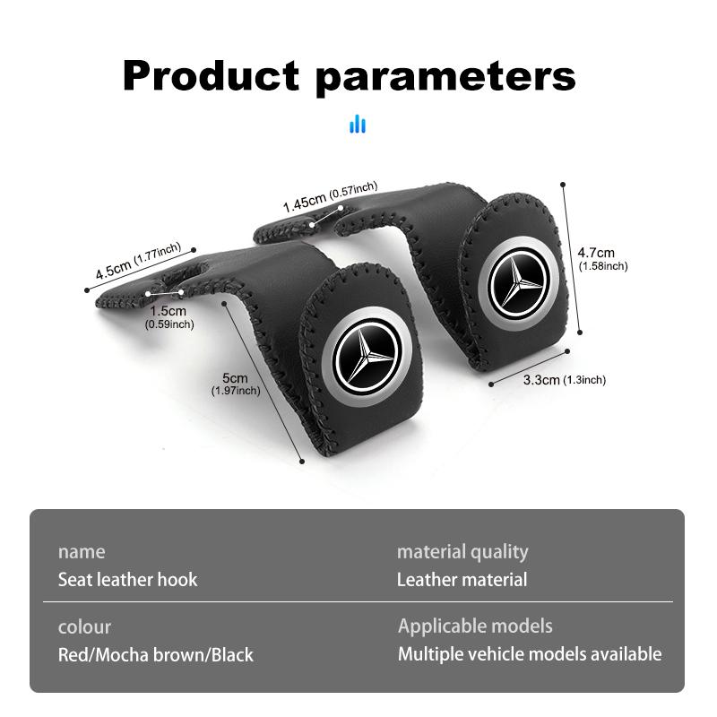 Multifunctional Car Seat Headrest Hanger Storage Hook For Mercedes Benz CLK GLC W212 C200 C300 W203 W204 W205 W169 W176 GLC