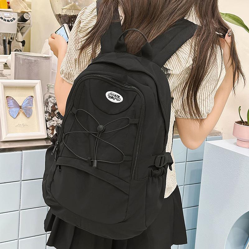 School bag girl junior high school student high school ins cute girl high value large capacity lightweight new backpack