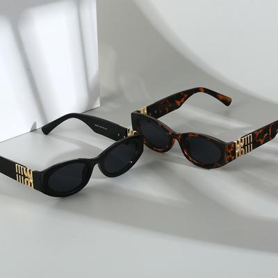 New Fashion Trend Cat Eye Sunglasses Women's UV400 Personalized Street Sun Glasses Luxury Design Men's and Women's Glasses