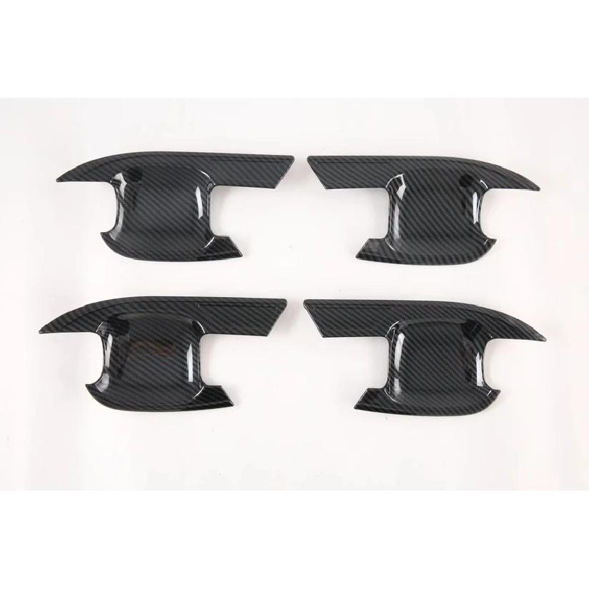 Für Ford Explorer ABS Kohlefaser Türgriffabdeckung Türschalenrahmen Verzierungen Aufkleber Auto Styling Zubehör