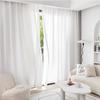 Nordic Semi-Shading Heat Insulation Gauze Curtain: Light-Filtering, Privacy-Ensuring for Living Room & Balcony.