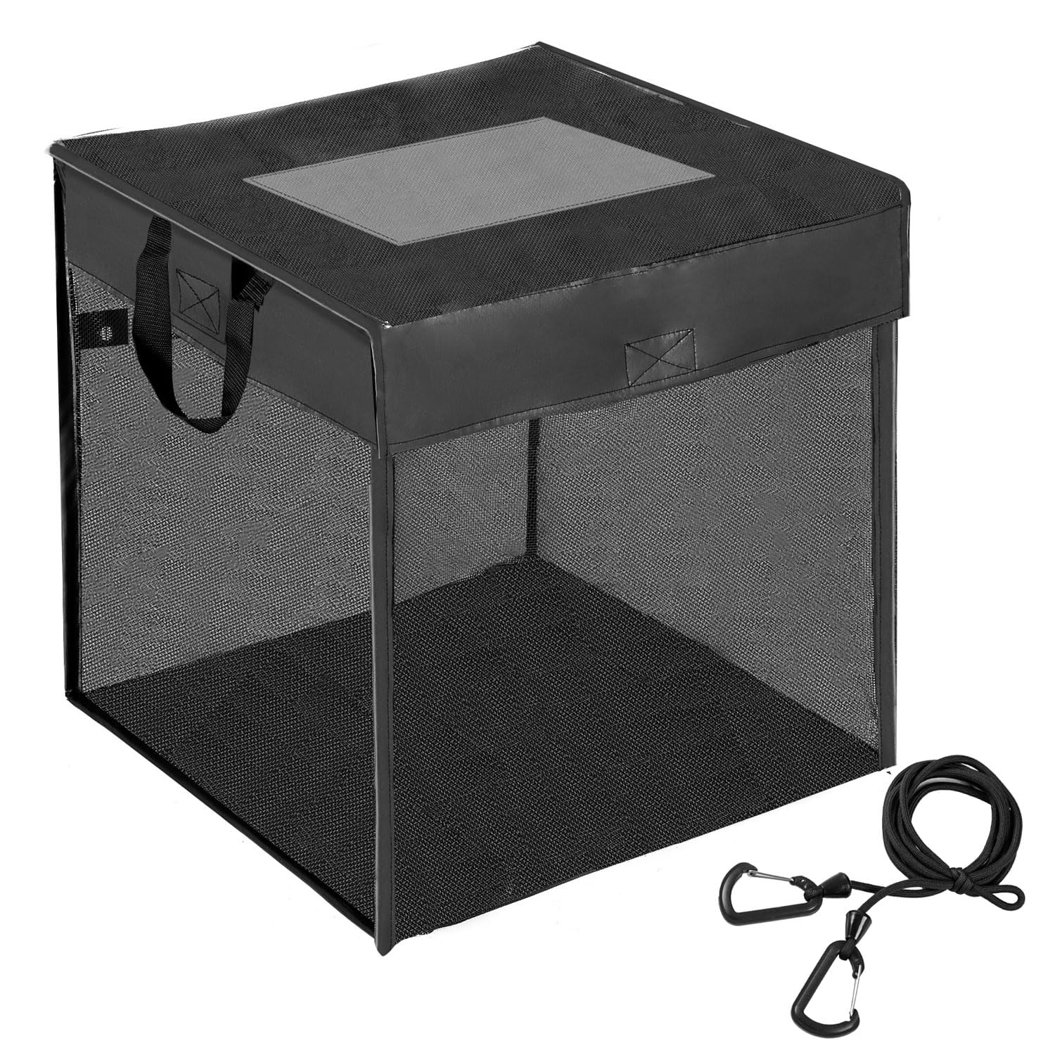 

RK High Strength PVC Net Crow Repellent Garbage Box Garbage Net Crow Repellent Box Foldable Crow Repellent Net Made of Seat PU Leather Comes with чёрный