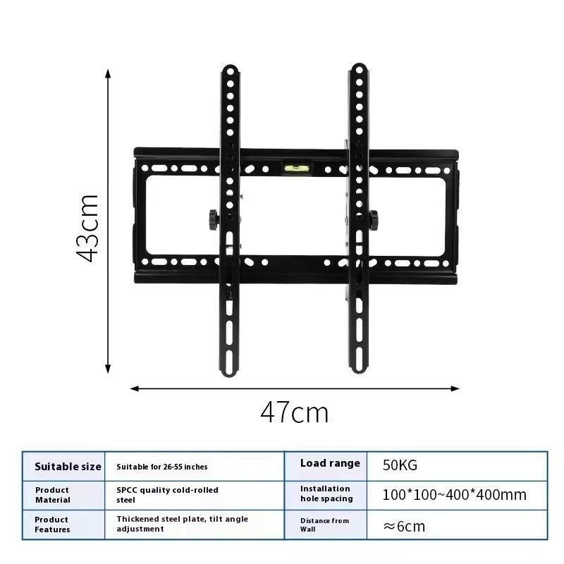 26-65 İnç TV Duvar Askı Aparatı Evrensel TV Montajı Monitör Tutucu Ayarlanabilir Düşük Profil Düz TV Duvar Askısı LCD LED Monitör İçin