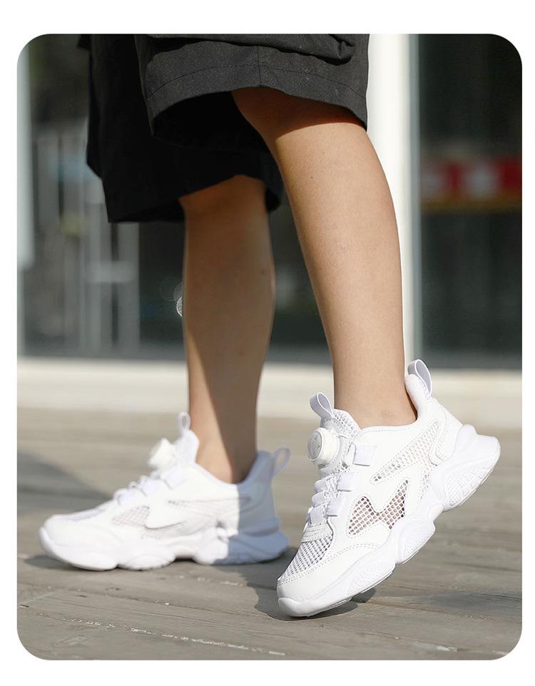 Lightweight Children's Non-Slip Mesh Running Shoes for Spring and Autumn