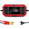 2A Battery Charger & Maintainer, Trickle & Float Charge, 12V for Motorcycle and Deep Cycle Car Batteries