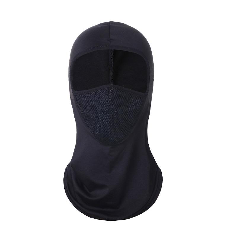 

Full Face Anti-UV Sunscreen Headset Outdoor Ice Silk Mask Thin Milk Silk Sports Neck Cover чёрный
