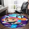 1pc Paw16 Carpet, Round Rug, Comfortable, Suitable for Entryways, Living Rooms, Office, And Bedrooms, Christmas Decoration