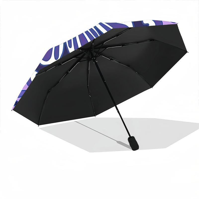 1pc Floral Mandala Pattern Automatic Umbrella Portable Home Essential Umbrella, Iron Umbrella Structure Suitable for All Seasons yy251123125