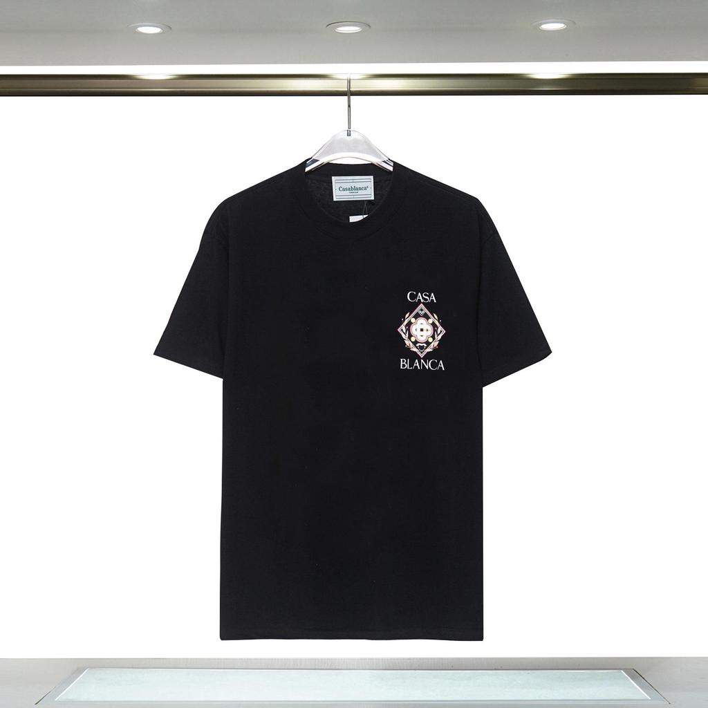 T-shirt Casablanca Stampa Frutta Tropicale Estiva Larga a Maniche Corte