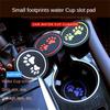 Non-slip Car Water Cup Pad Cat Paw Footprint Rubber Mat for Bottle Holder Coaster Auto Interior Anti-skid Cup Holders