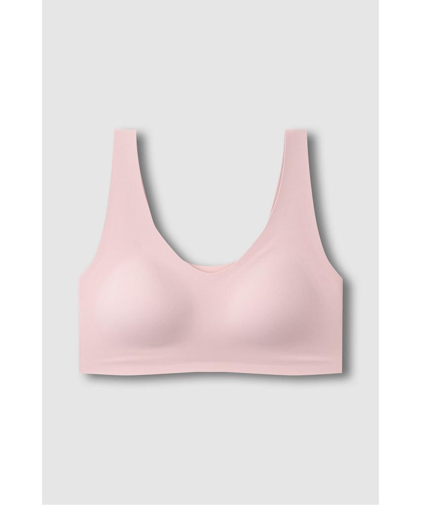 Jaju Women'S Perfect Seamless Crop Bra_Pink