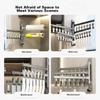MENGTING Clothes Hanger for Drying Socks on Balcony, Stainless Steel Drying Clips, Multifunctional Sock Clips, Sock Hanger, Underwear Rack, 18 Clips
