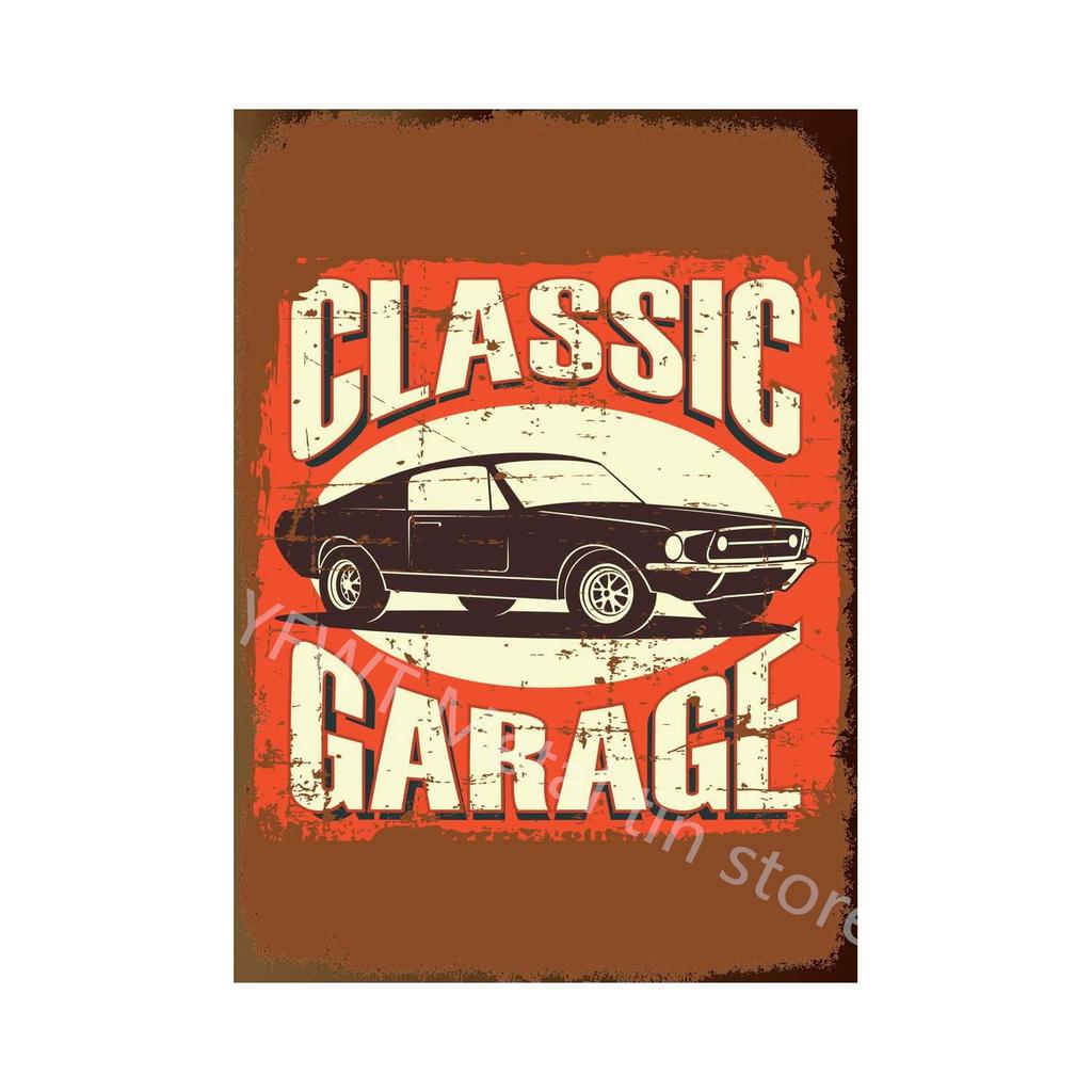 Retro Car Beer Vintage Metal Tin Sign Poster  Perfect for Bar Cafe Kitchen Balcony Decor  Classic Wall Signs for Home Decor