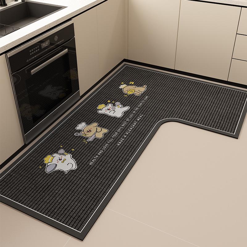 

Г-образный грязеотталкивающий коврик Diatom Mud с усовершенствованной системой контроля, легкоочищаемый противоскользящий коврик, бытовой водопоглощающий быстросохнущий коврик для ног 100 * 150 * 45cm