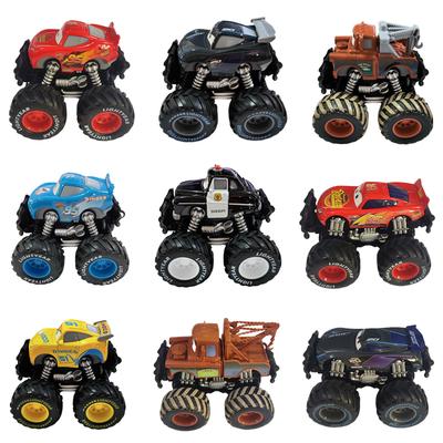 Disney Pixar Cars Big Wheel Offroad Metal Cars Lightning McQueen Sheriff Black Storm Jackson Cruz Mater Toy Kids Christmas Gifts