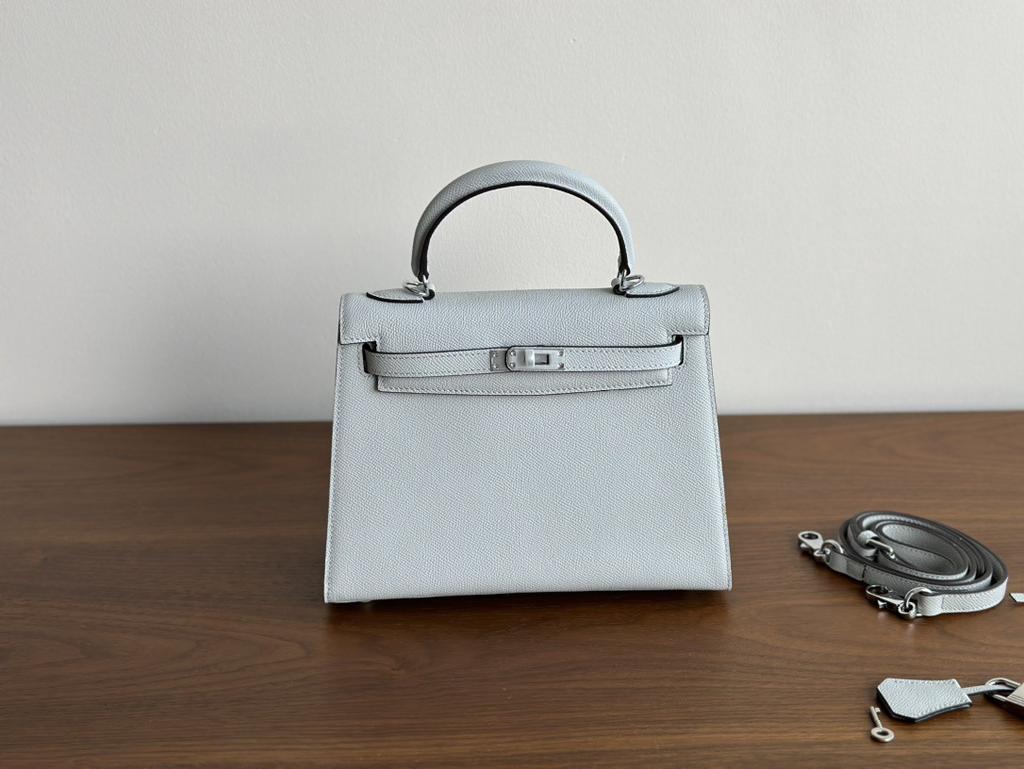 25cm Handgenähte Rindsleder Mode Ein-Schulter Tragetasche Vielseitige Allround Mini-Tasche