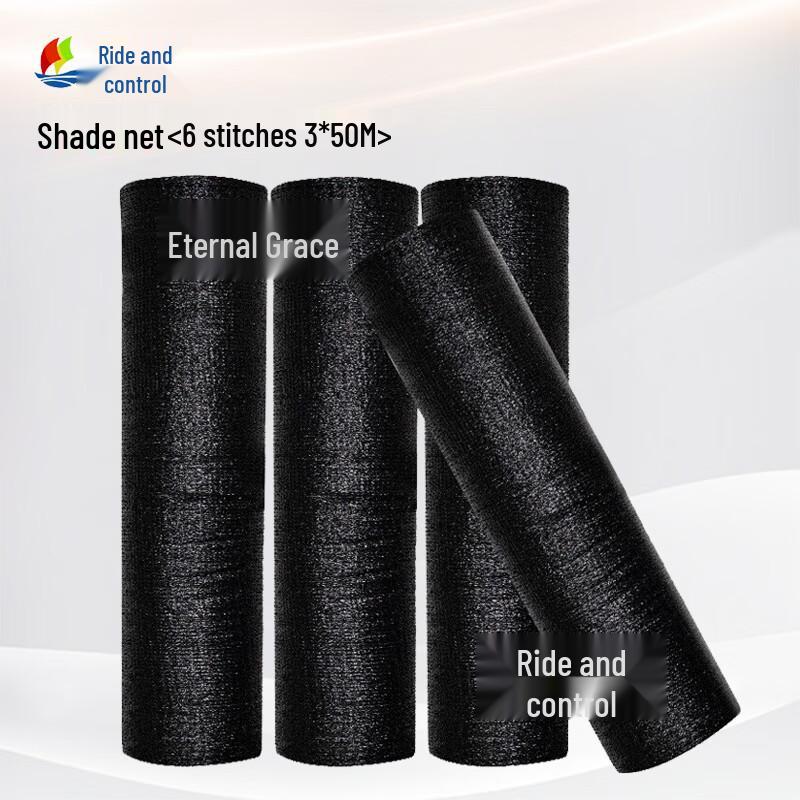 Heavy-Duty Black Greenhouse & Outdoor Shade Net